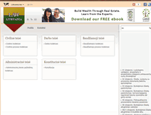 Tablet Screenshot of lithuanialaw.eu